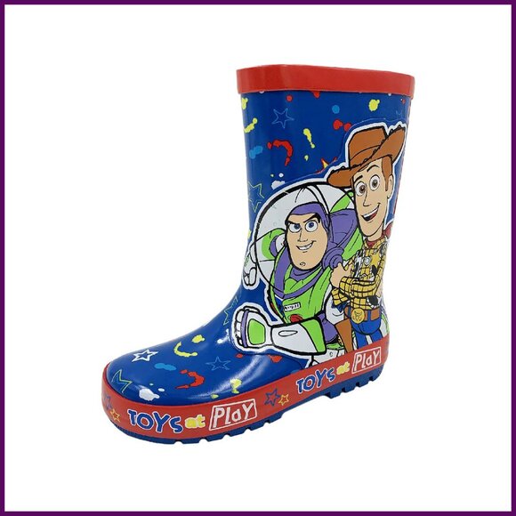 Kids Toy Story Rain Boots Size 12-13 Little Kid Rubber Slip-On